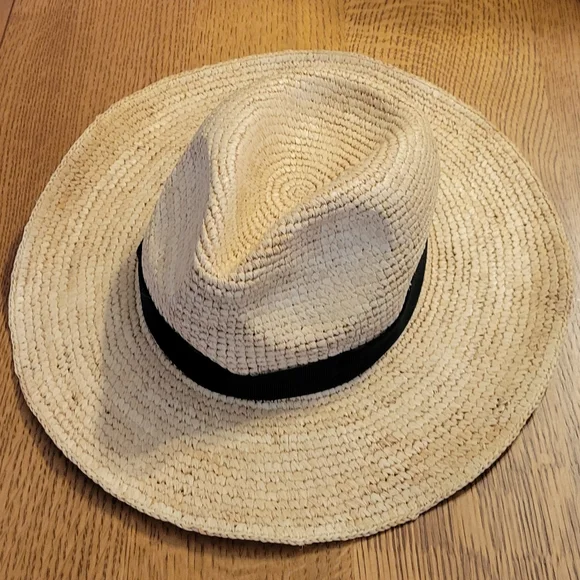J.Crew Wide Brim Packable Hat - S/M Wide-brim Packable Straw Hat For Women | J.Crew main image 4